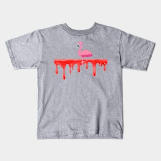 FLAMINGO MELT Kids T-Shirt